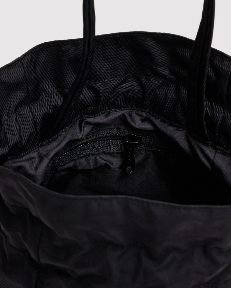 Nylon Drawstring Bag - Black