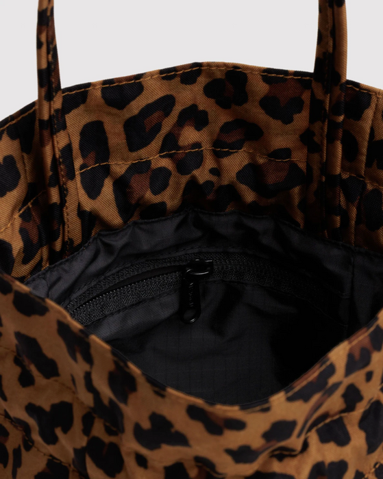Nylon Drawstring Bag - Leopard
