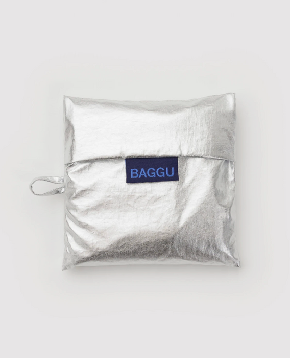 Standard Baggu - Chrome Metallic
