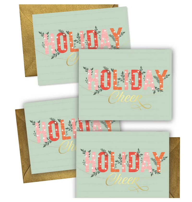 Holiday Cheer Christmas Greeting Cards Boxed Set
