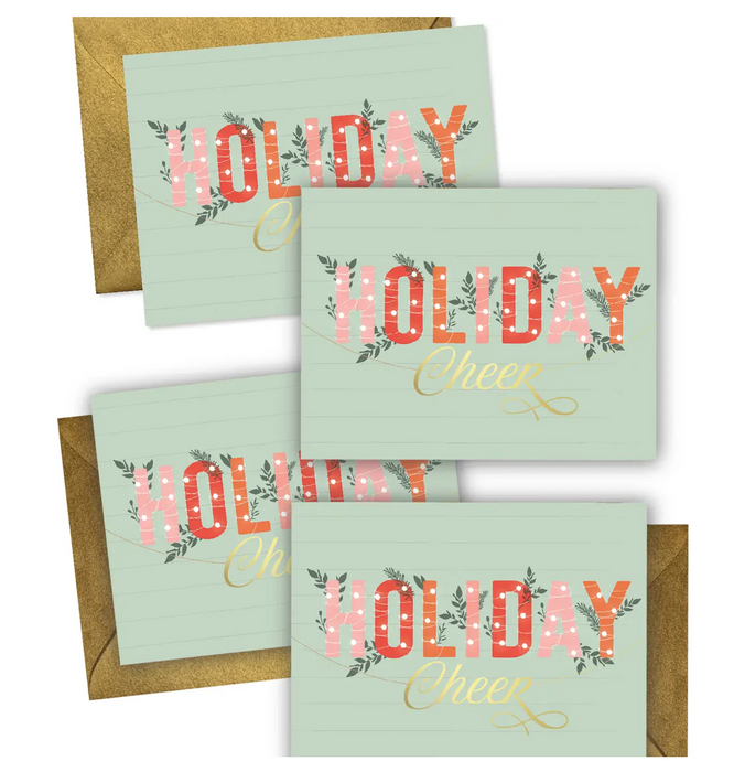 Holiday Cheer Christmas Greeting Cards Boxed Set