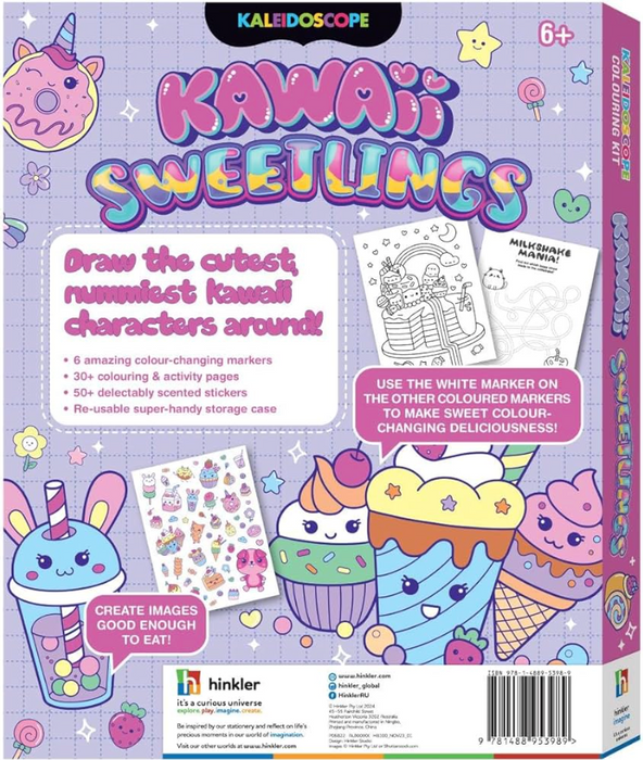 Kawaii Sweetlings Coloring Kit