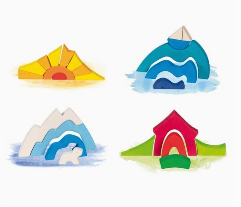 Little Polar Bear - Landscape Puzzle - Goki Evolution