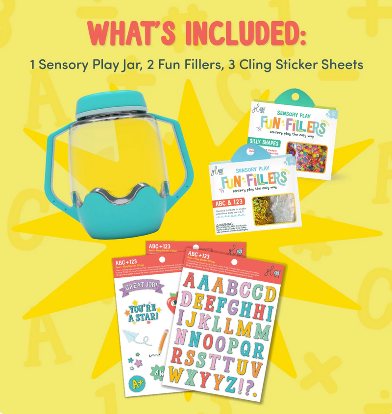 DIY Sensory Jar Gift Set - ABC