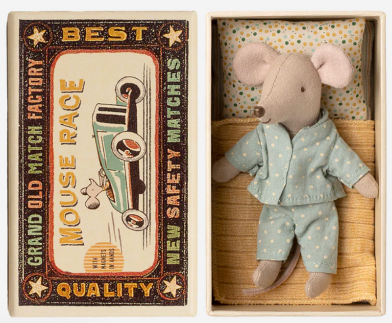 Little Brother Mouse in Matchbox