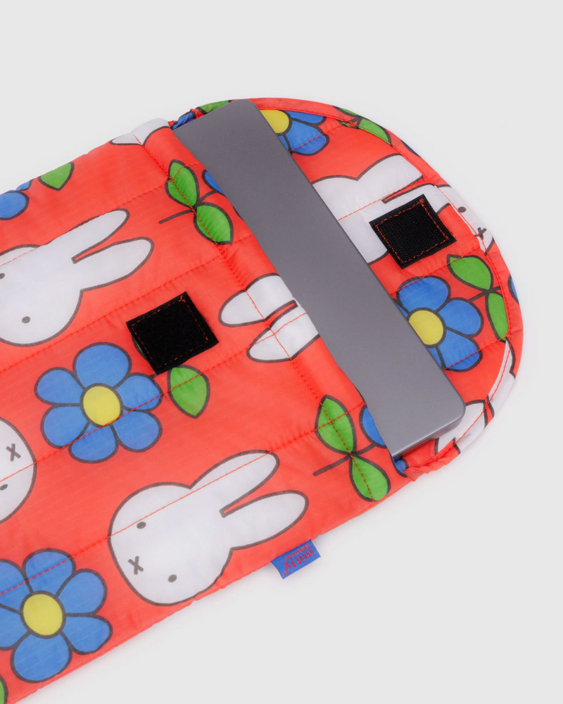 Puffy Laptop Sleeve 13"/14" - Flower Miffy