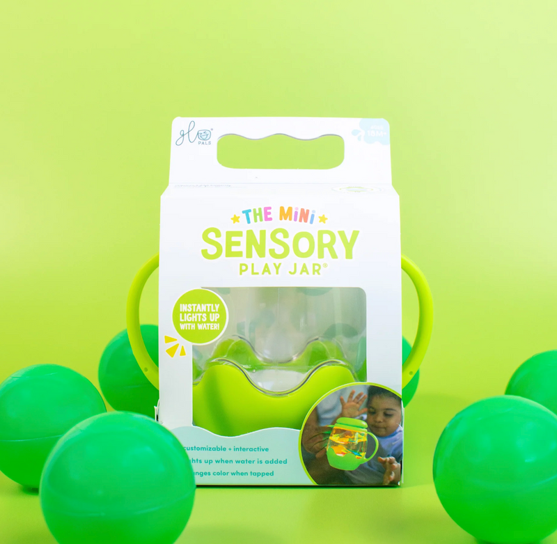 Mini Sensory Play Jar (GREEN)