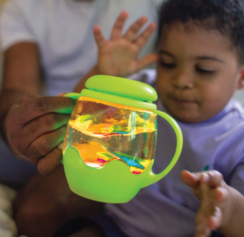 Mini Sensory Play Jar (GREEN)