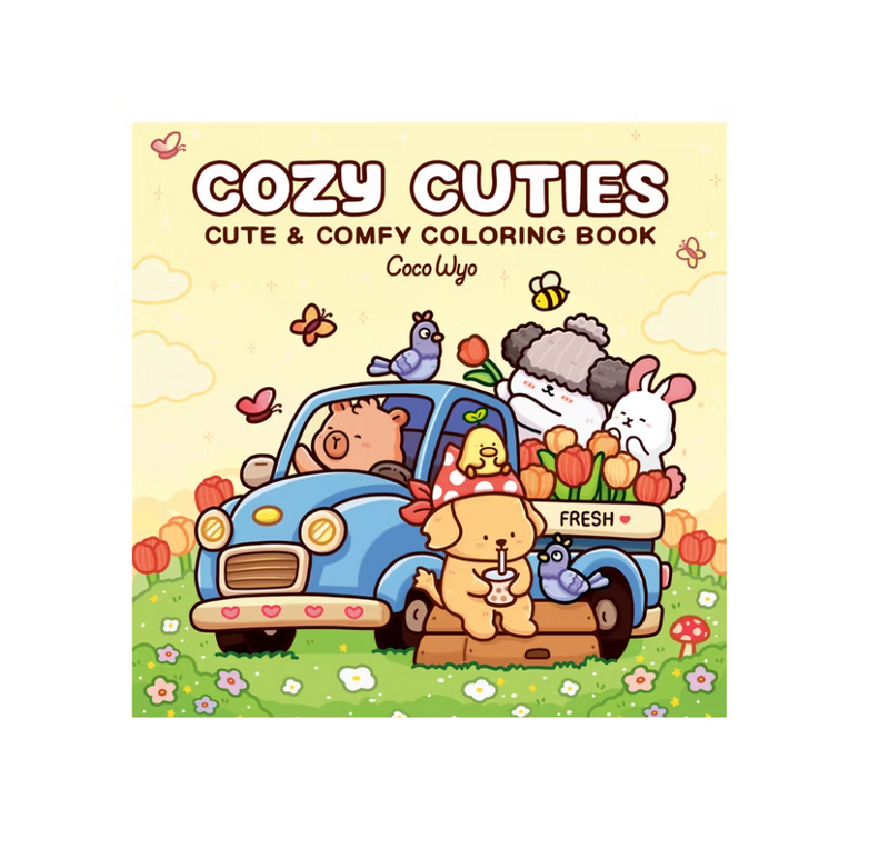 Cozy Coloring Book Set of 3