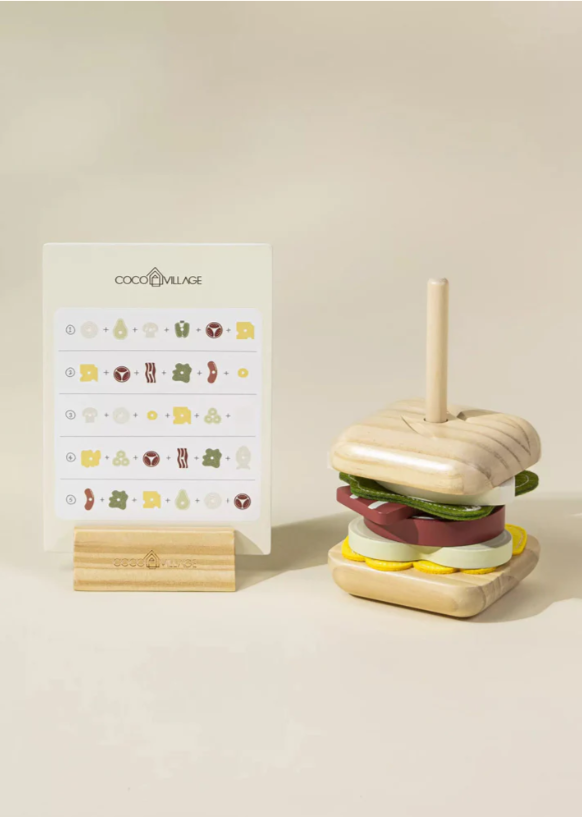 Wooden Stackable Sandwich