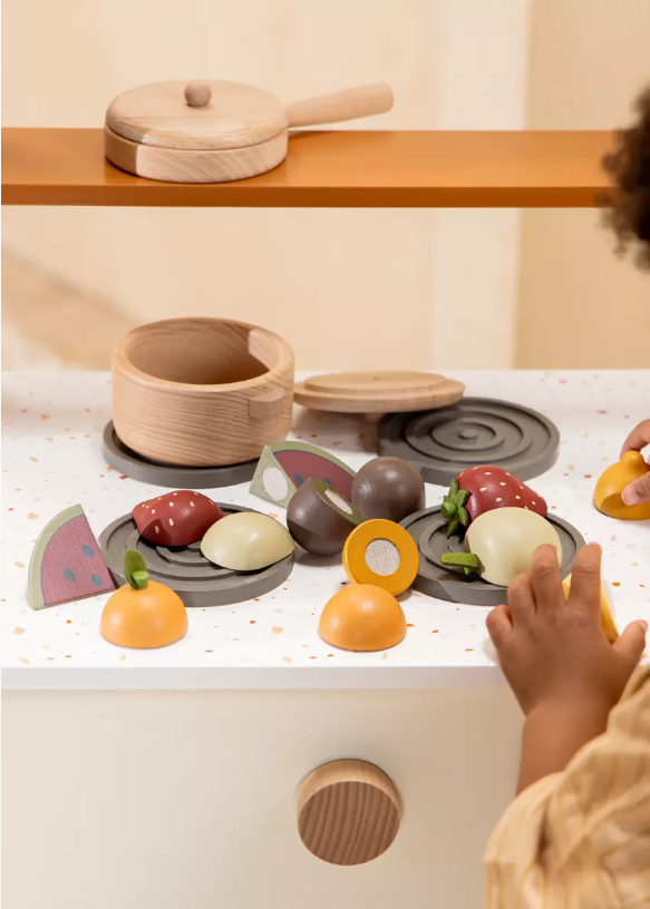 Wooden Fruits Playset