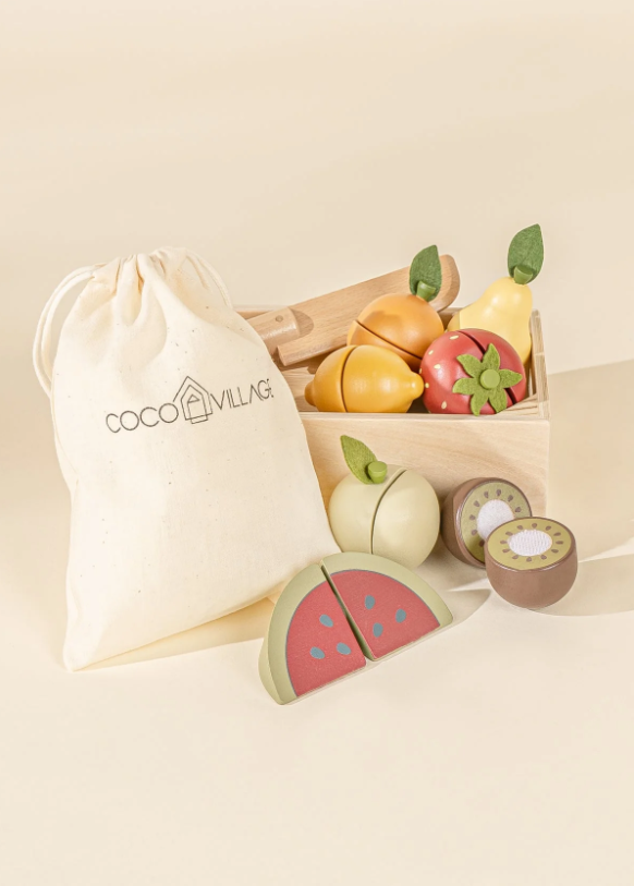 Wooden Fruits Playset