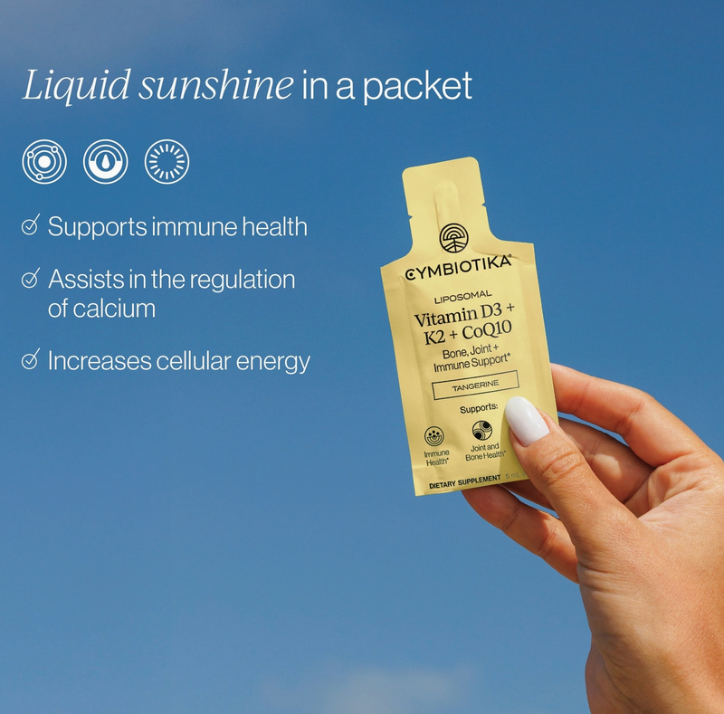 Cymbiotika Liposomal Vitamin D3 + K2 + CoQ10