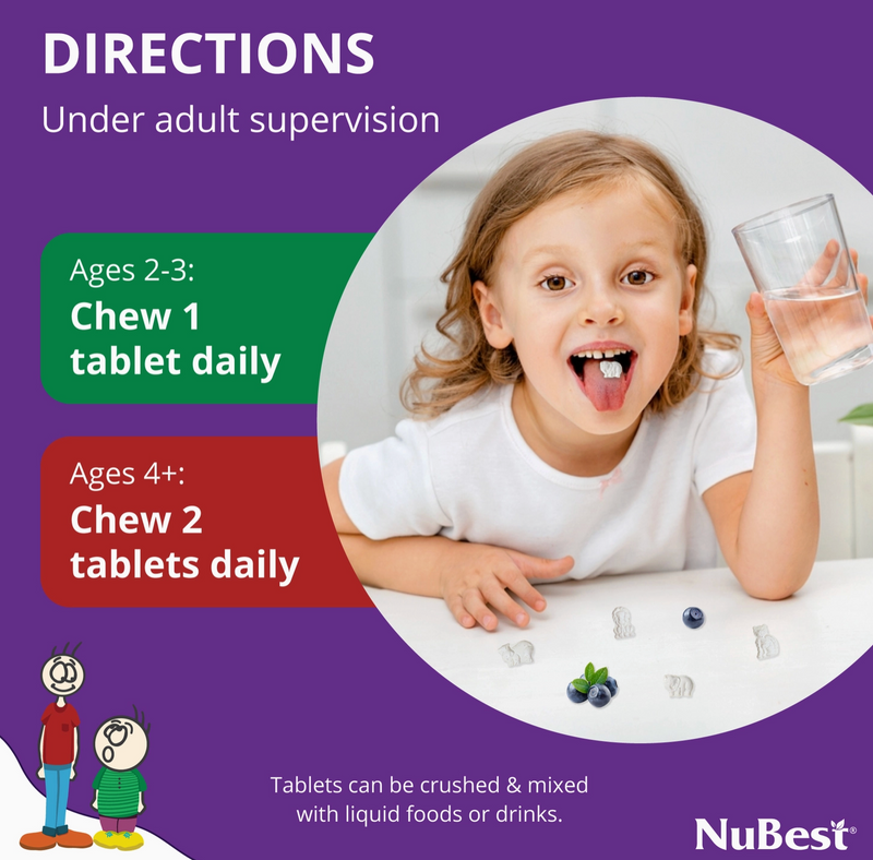 NuBest Tall Chewable 60ct 3-PACK