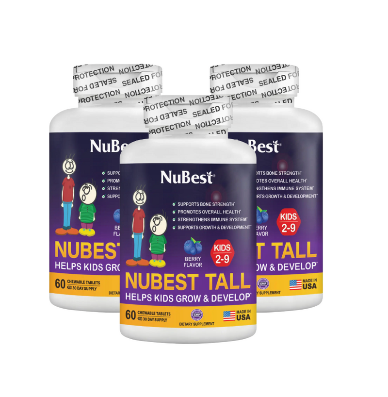 NuBest Tall Chewable 60ct 3-PACK