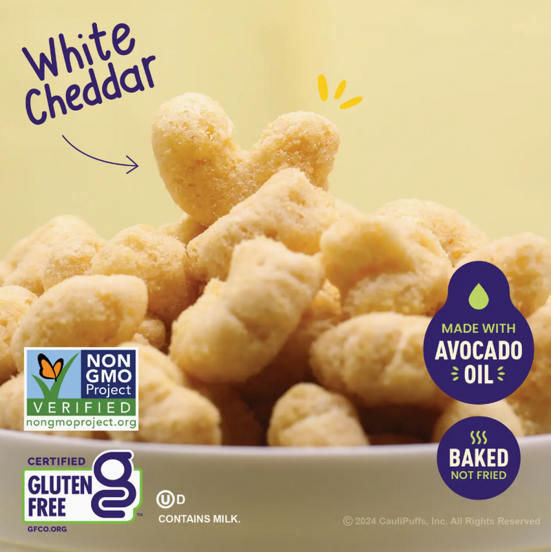 CauliPuffs-White Cheddar (12bags)