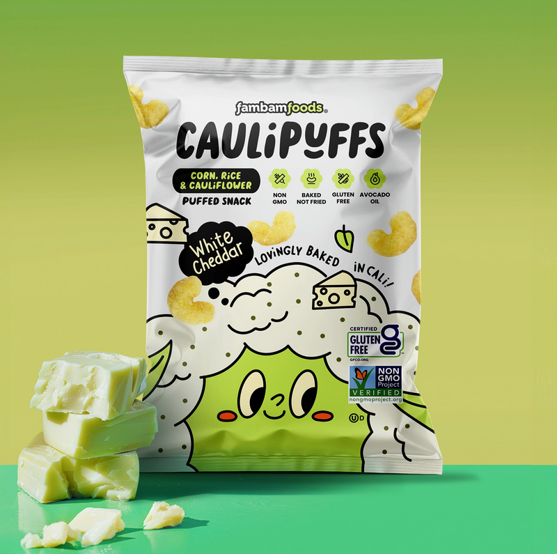 CauliPuffs-White Cheddar (12bags)