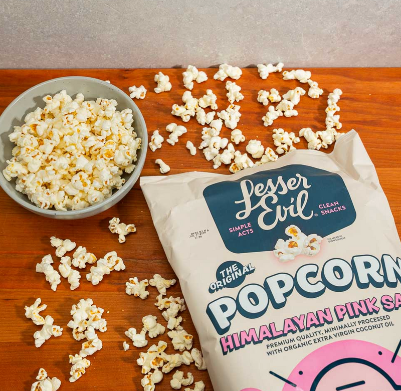 LesserEvil Organic Popcorn, Buttery (10개입)
