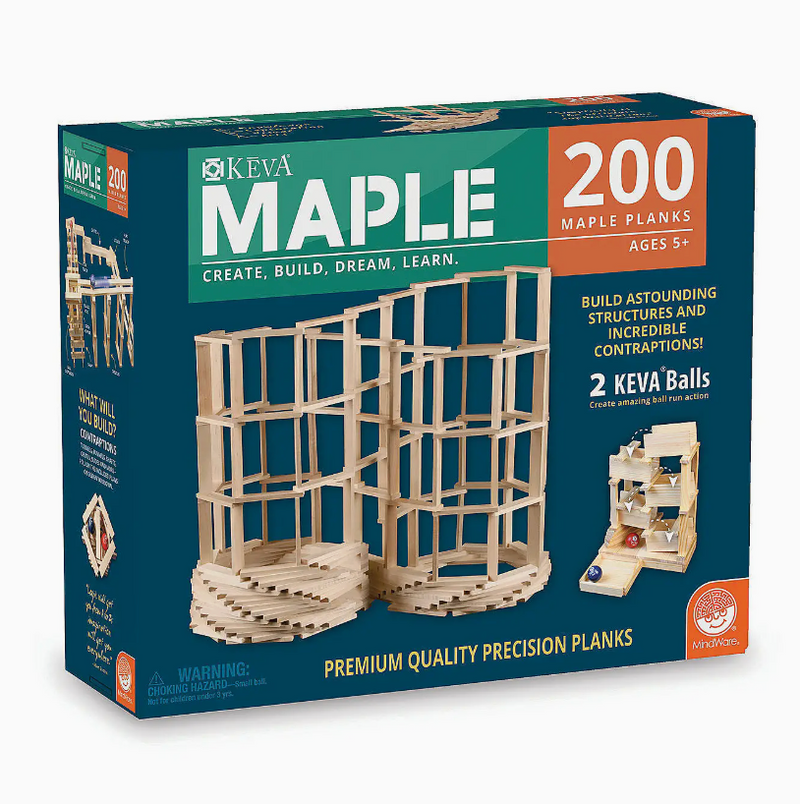 Keva: MAPLE 200 Piece Set