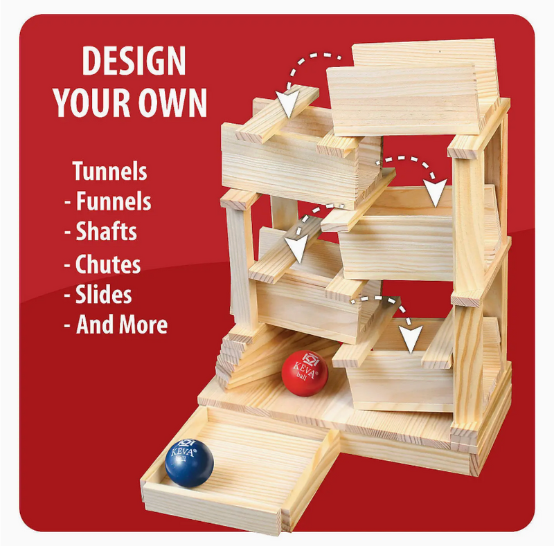 Keva: MAPLE 200 Piece Set