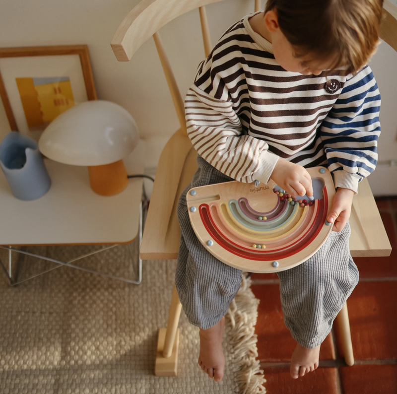 Wooden Magnetic Rainbow Maze