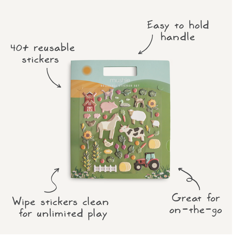Reusable Farm Sticker Set