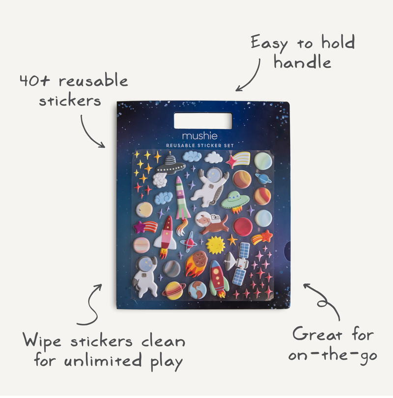 Reusable Space Sticker Set