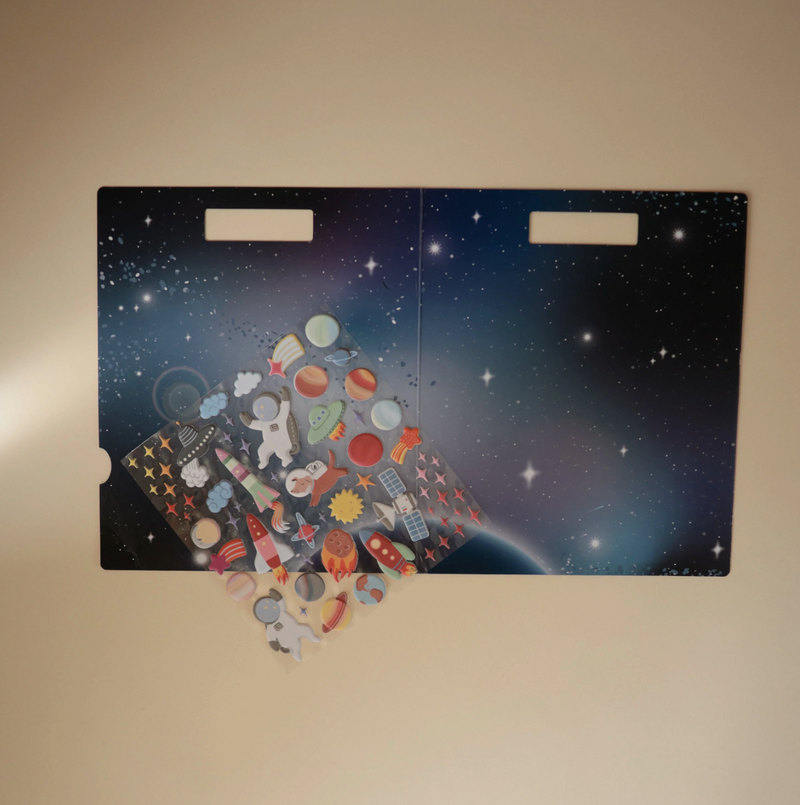 Reusable Space Sticker Set