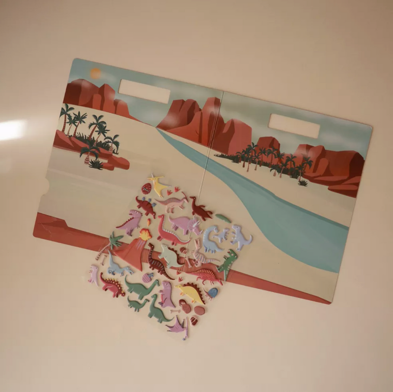 Reusable Dino Sticker Set