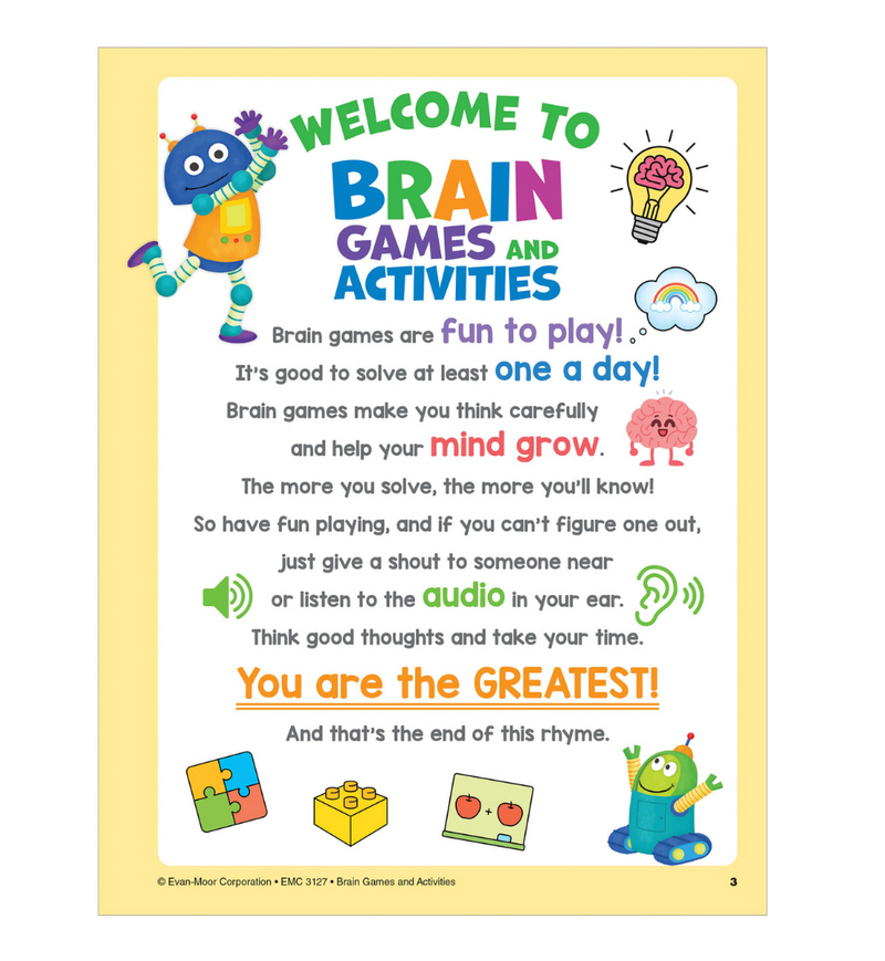 Brain Games Work Book 4세부터 11세 택1