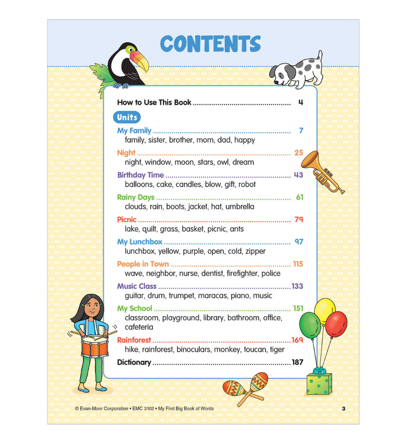 My First Big Book of Words Activity Book 킨더