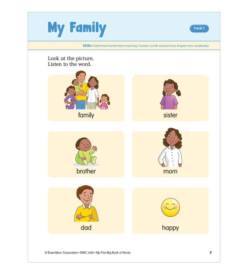 My First Big Book of Words Activity Book 킨더