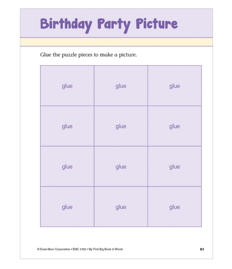 My First Big Book of Words Activity Book 킨더