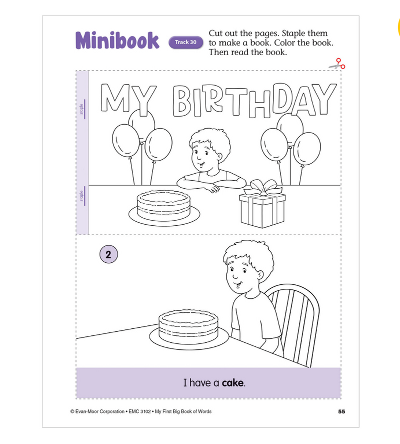 My First Big Book of Words Activity Book 킨더