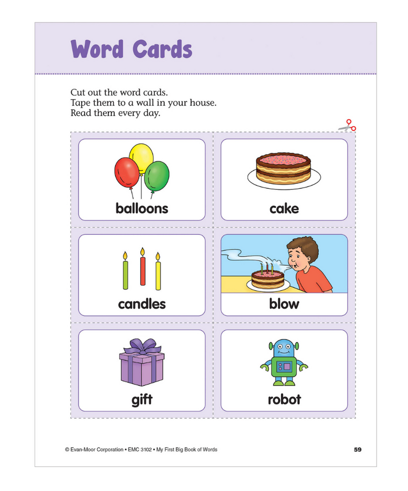 My First Big Book of Words Activity Book 킨더