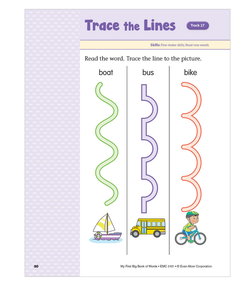 My First Big Book of Words Activity Book PREK 프리킨더