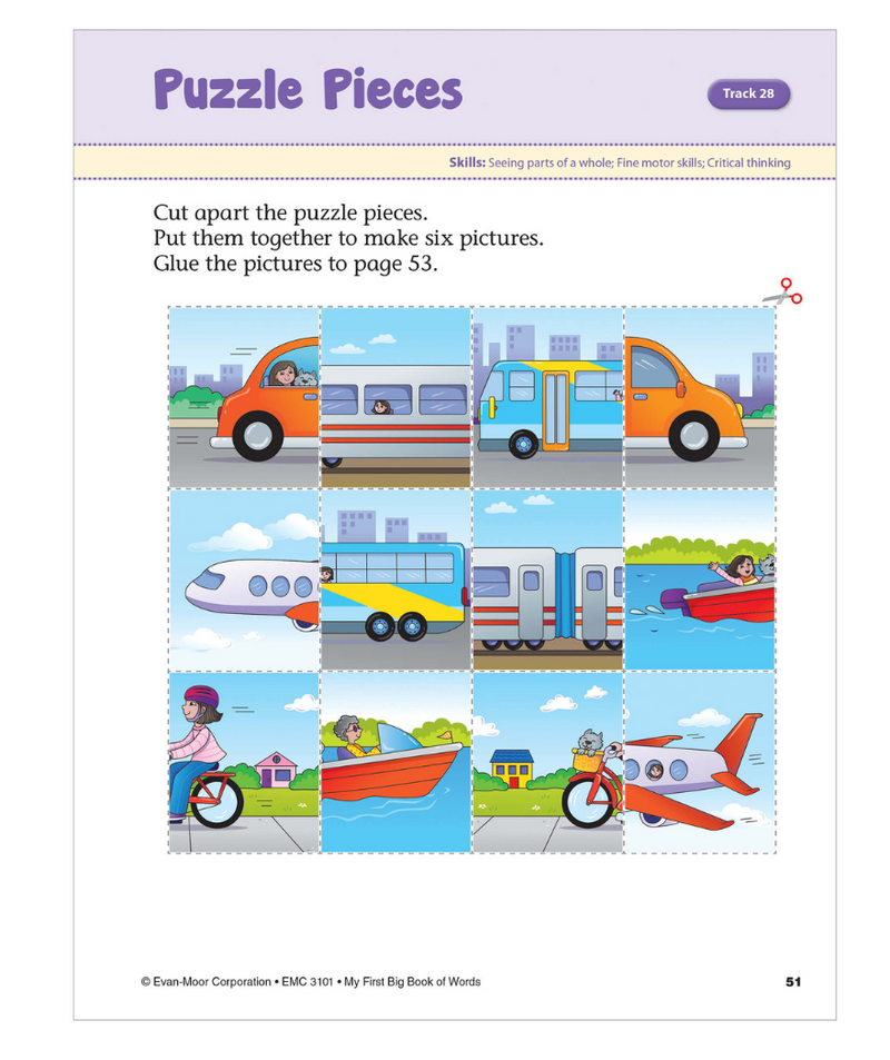My First Big Book of Words Activity Book PREK 프리킨더