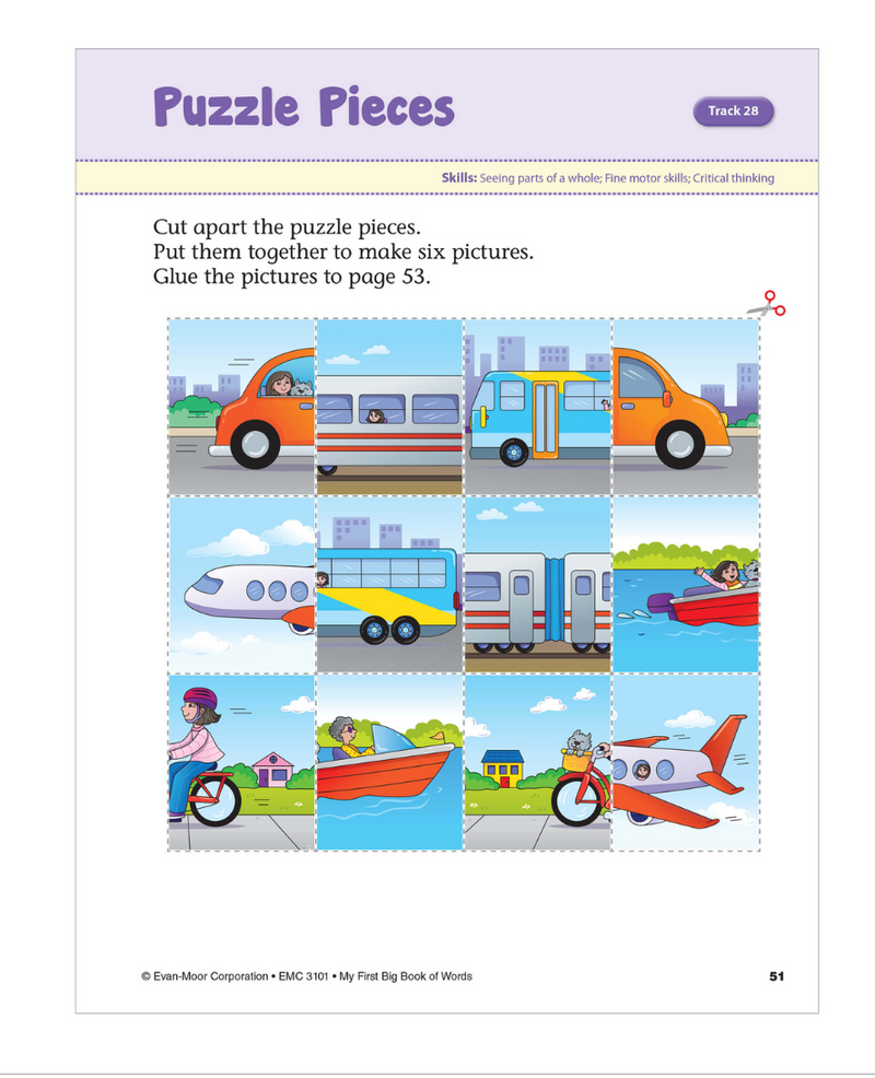 My First Big Book of Words Activity Book PREK 프리킨더