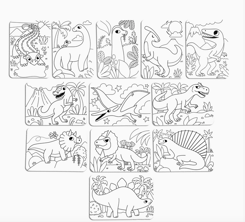 Undercover Art: Dinosaur (12 Pc Set)