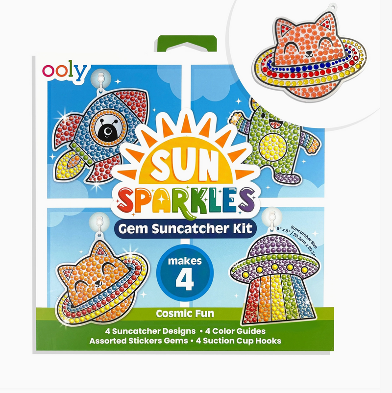 Sun Sparkles Gem Suncatcher Kit - Cosmic Fun