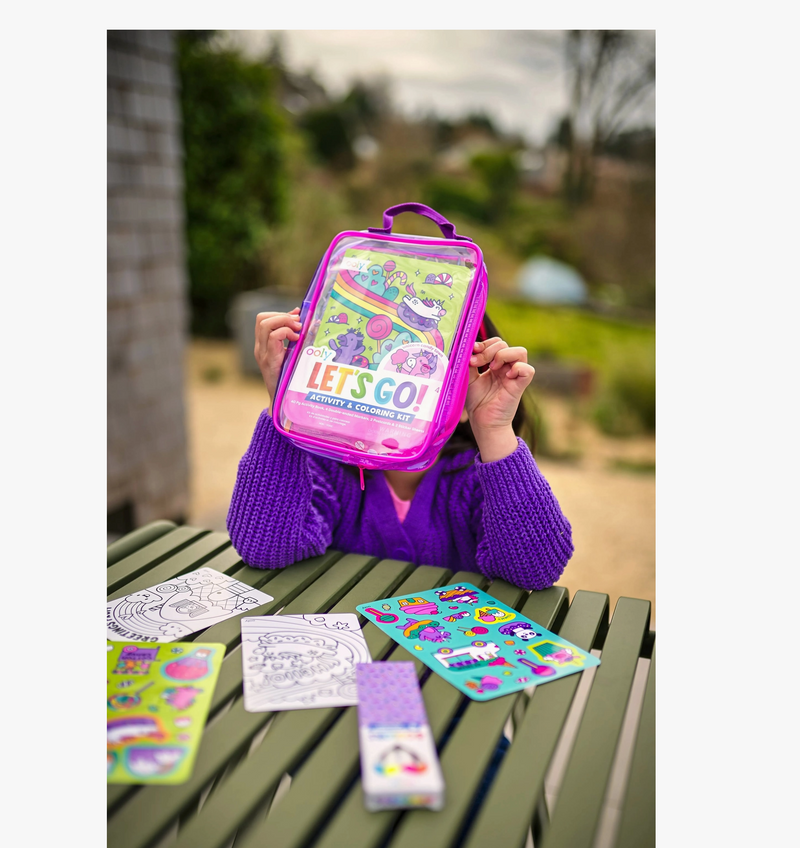Let's Go!: Activity & Coloring Kit - Unicorn Candy Town