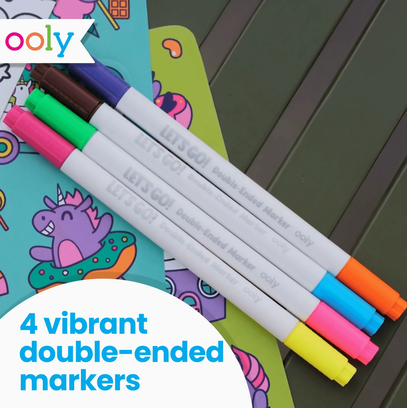 Let's Go!: Activity & Coloring Kit - Robo Dinos