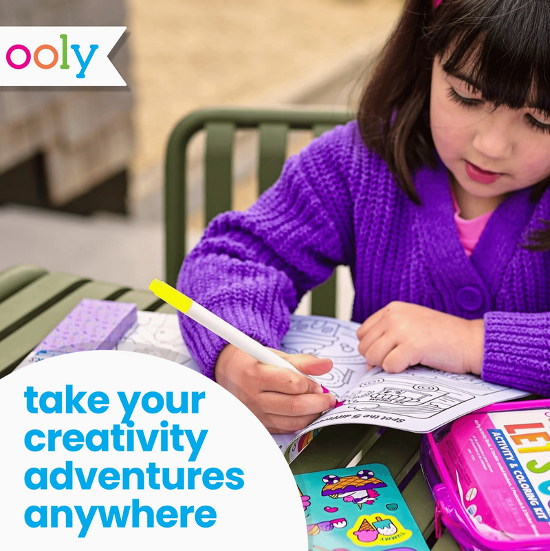 Let's Go!: Activity & Coloring Kit - Robo Dinos