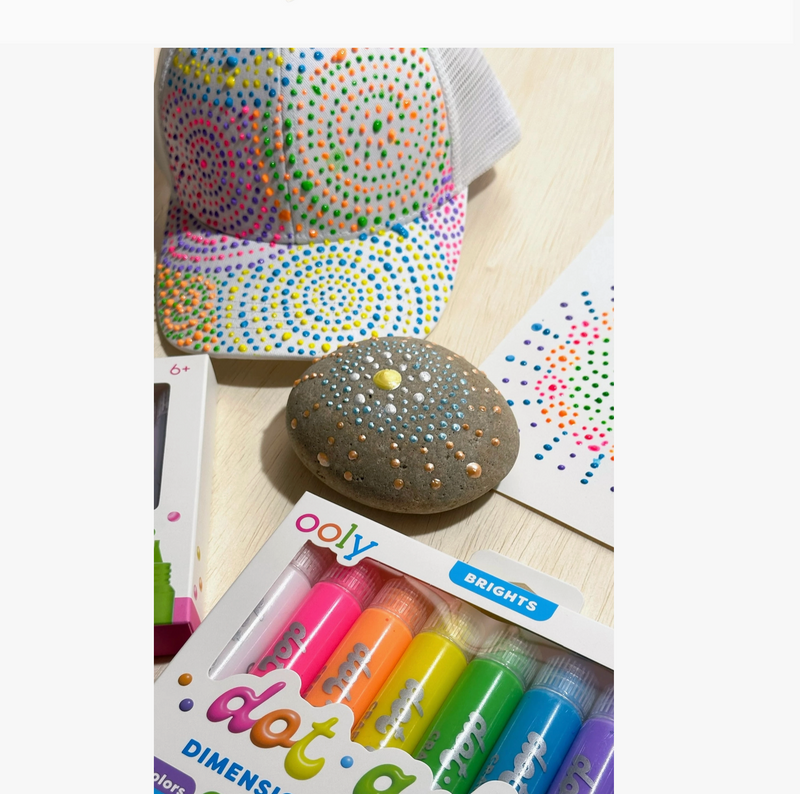 Dot-A-Lot: Dimensional Craft Paint - Bright (Set of 8)