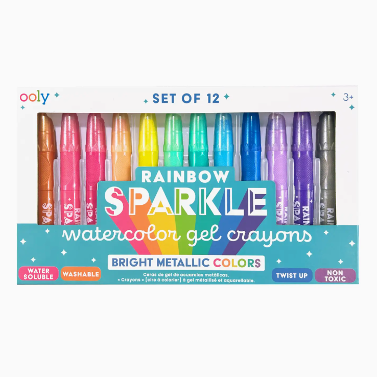레인보우 스파클 젤 크레용 Rainbow Sparkle Watercolor Crayon