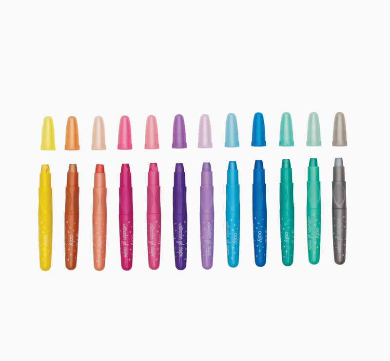 레인보우 스파클 젤 크레용 Rainbow Sparkle Watercolor Crayon