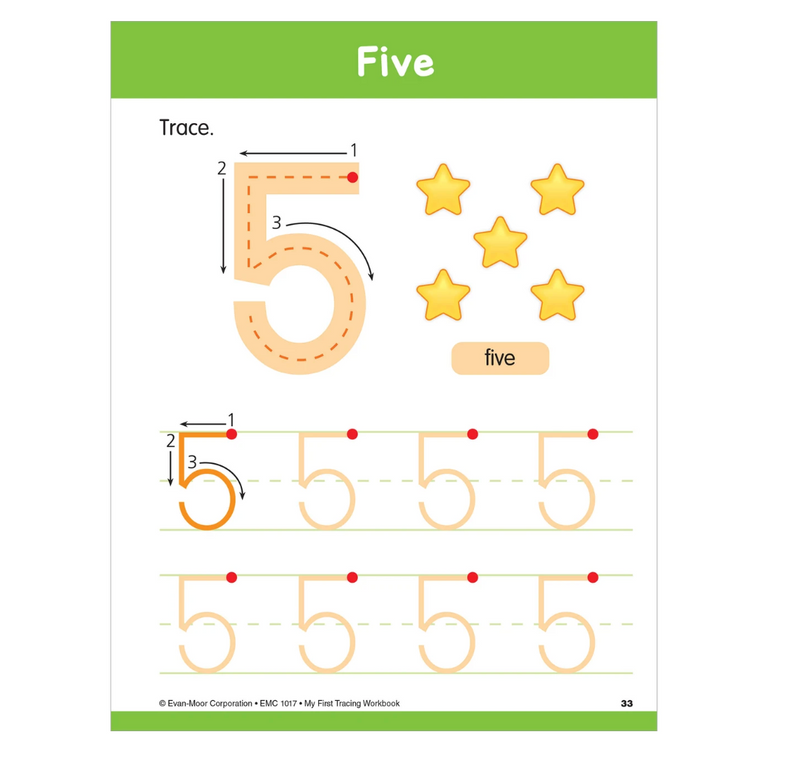 My First Tracing Workbook Grade PK-K