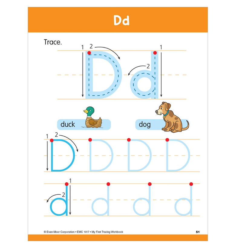 My First Tracing Workbook Grade PK-K