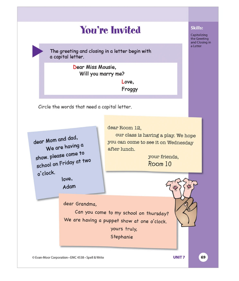 Skill Sharpeners: Spell & Write