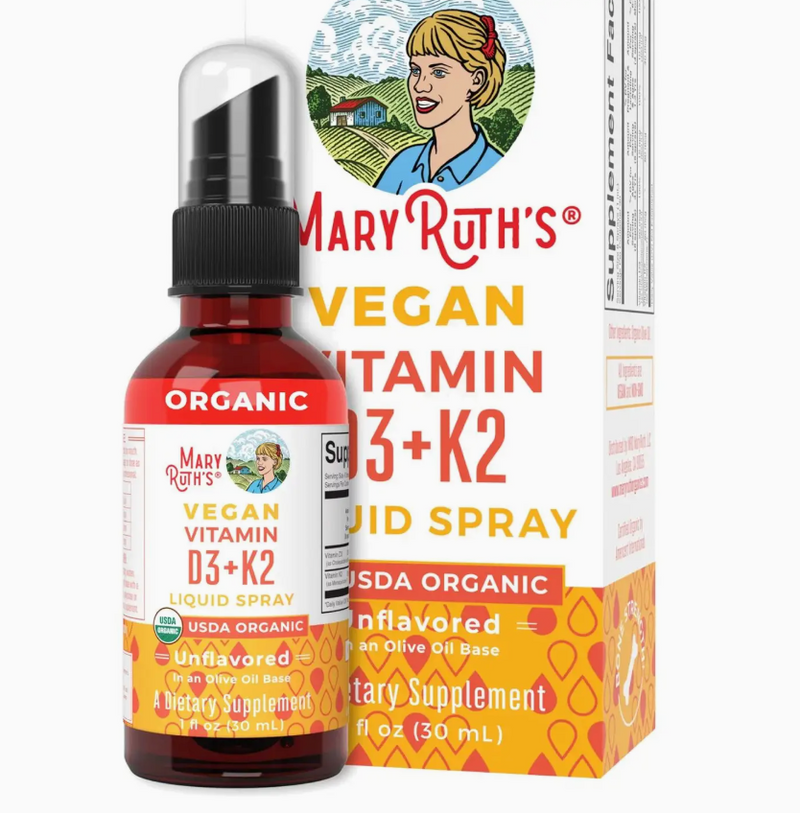 Mary Ruth Organic Vitamin D3 + K2 액상스프레이